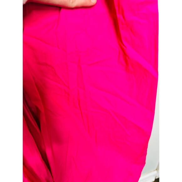DEREK LAM COLLECTIVE Pink One-Shoulder Drop Waist Bubble Hemline Dress Size XS - Picture 6 of 14